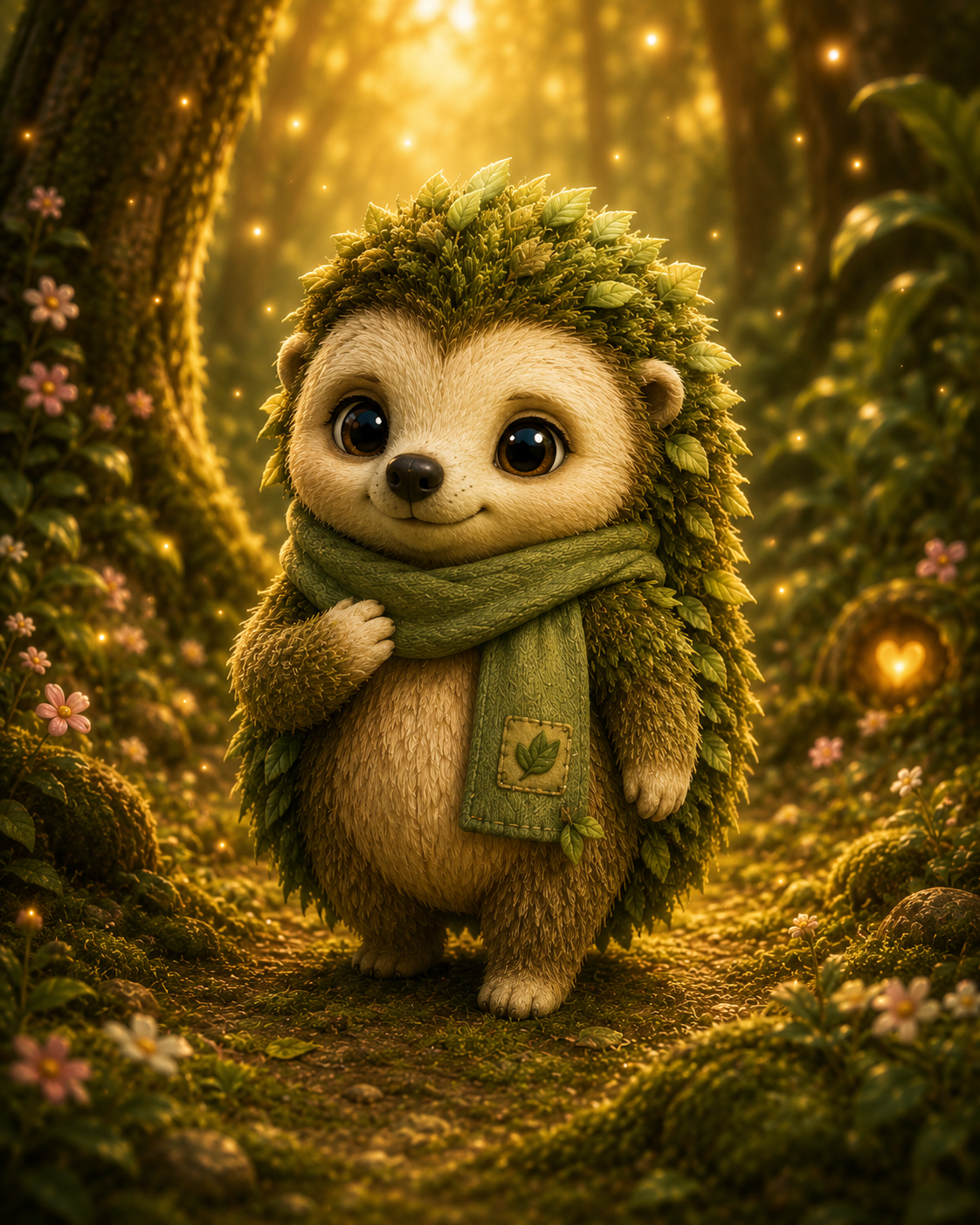 Moss the Gentle Hedgehog