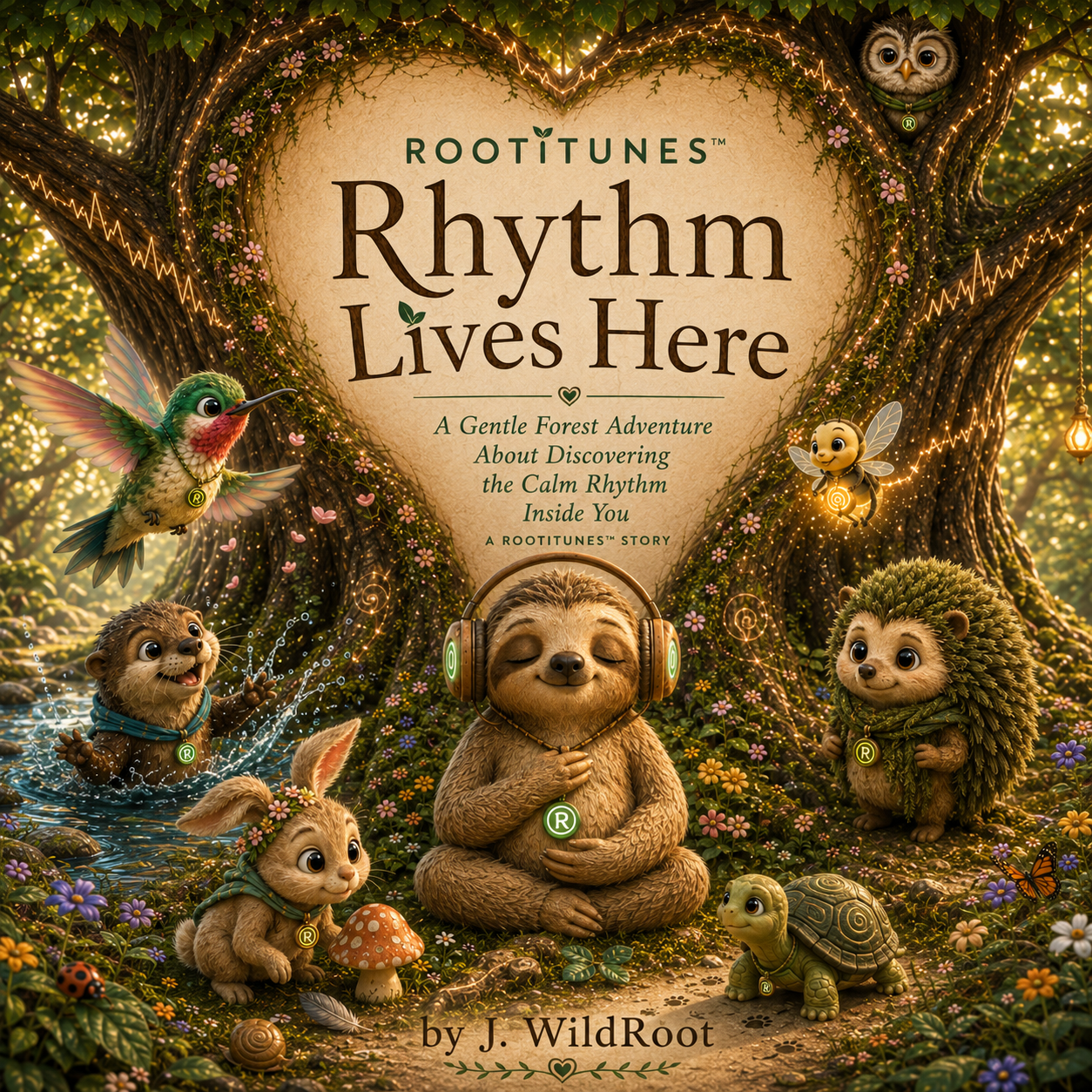 Book cover for RootiTunes: Rhythm Lives Here by J. WildRoot